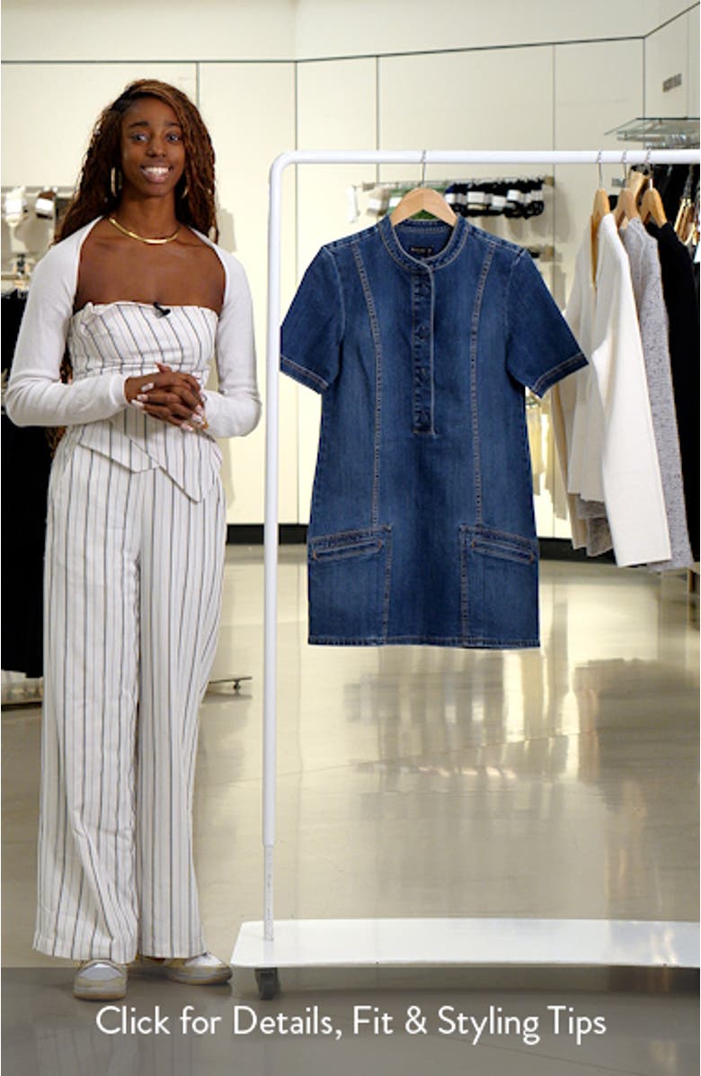 Skylar Denim Minidress, sales video thumbnail