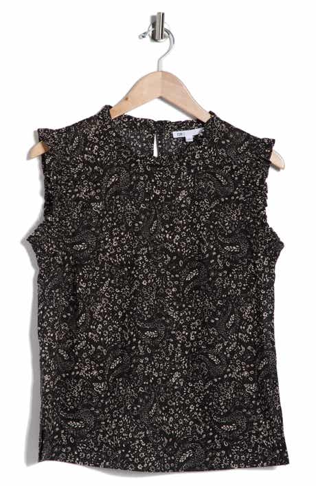DR2 by Daniel Rainn Smocked Ruffle Tank