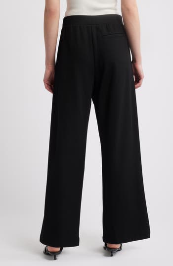 【Anyone more】Denny Pintuck Wide Cotton Pants COS Pintuck Straight Leg Track Pants | Nordstrom