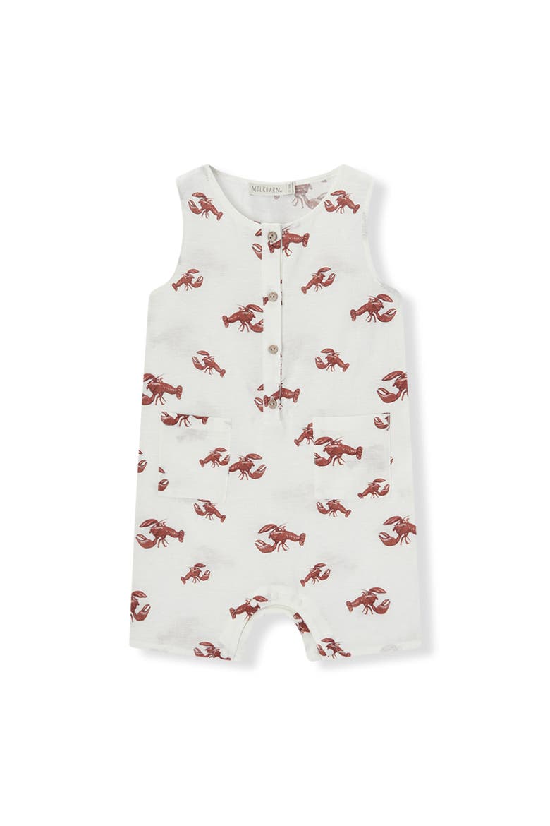 Tank Top Shortall, Main, color, Cream Lobster