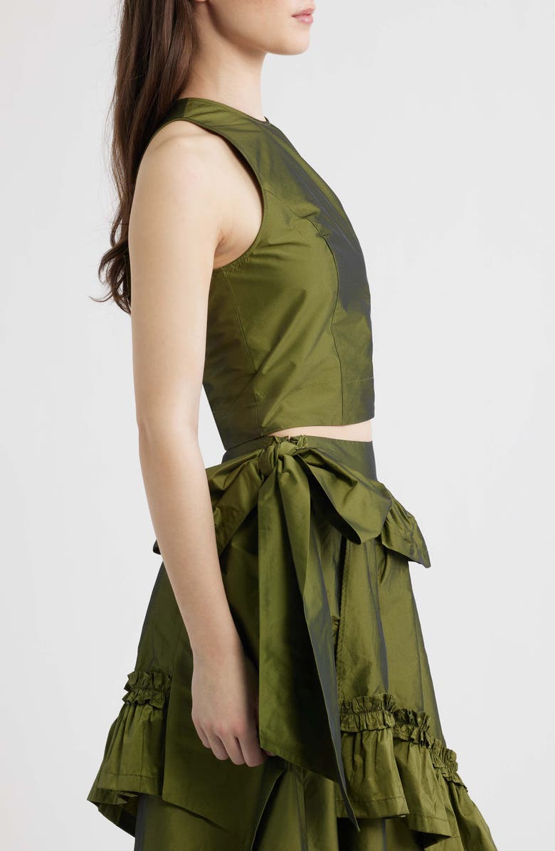 Damson Madder Constance Open Back Top, Alternate, color, Olive