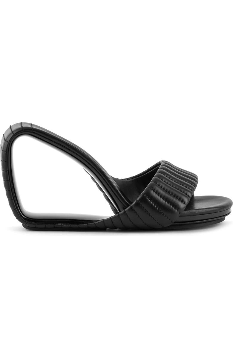 United Nude Mobius Hi Puffier Sandals, Main, color, Black Puffier