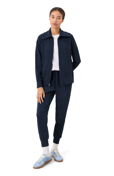 Organic Cotton CloudKnit Zip Jacket