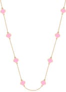 GABI RIELLE Clover Station Necklace