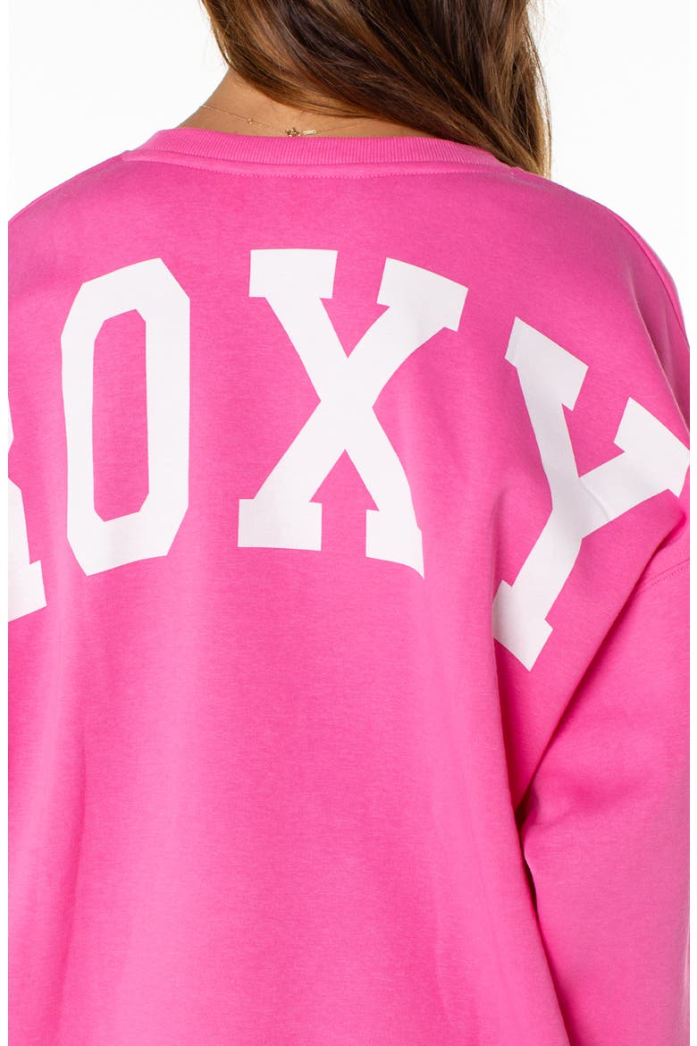 Morning Stroll Graphic Sweatshirt, Alternate, color, SHOCKING PINK