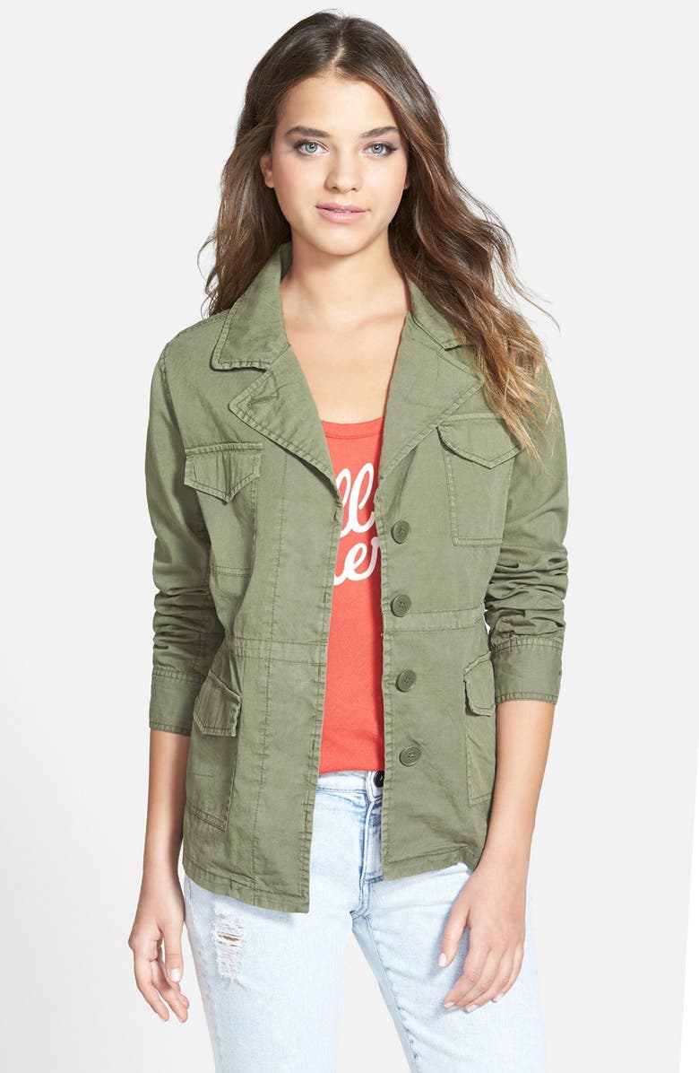 VELVET by Graham & Spencer Twill Military Jacket, Main, color, 