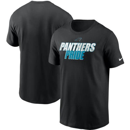 Nike Black Carolina Panthers Hometown Local T-shirt In Black
