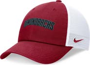 Nike Men's Nike Red Arizona Diamondbacks Wordmark Adjustable Trucker Hat
