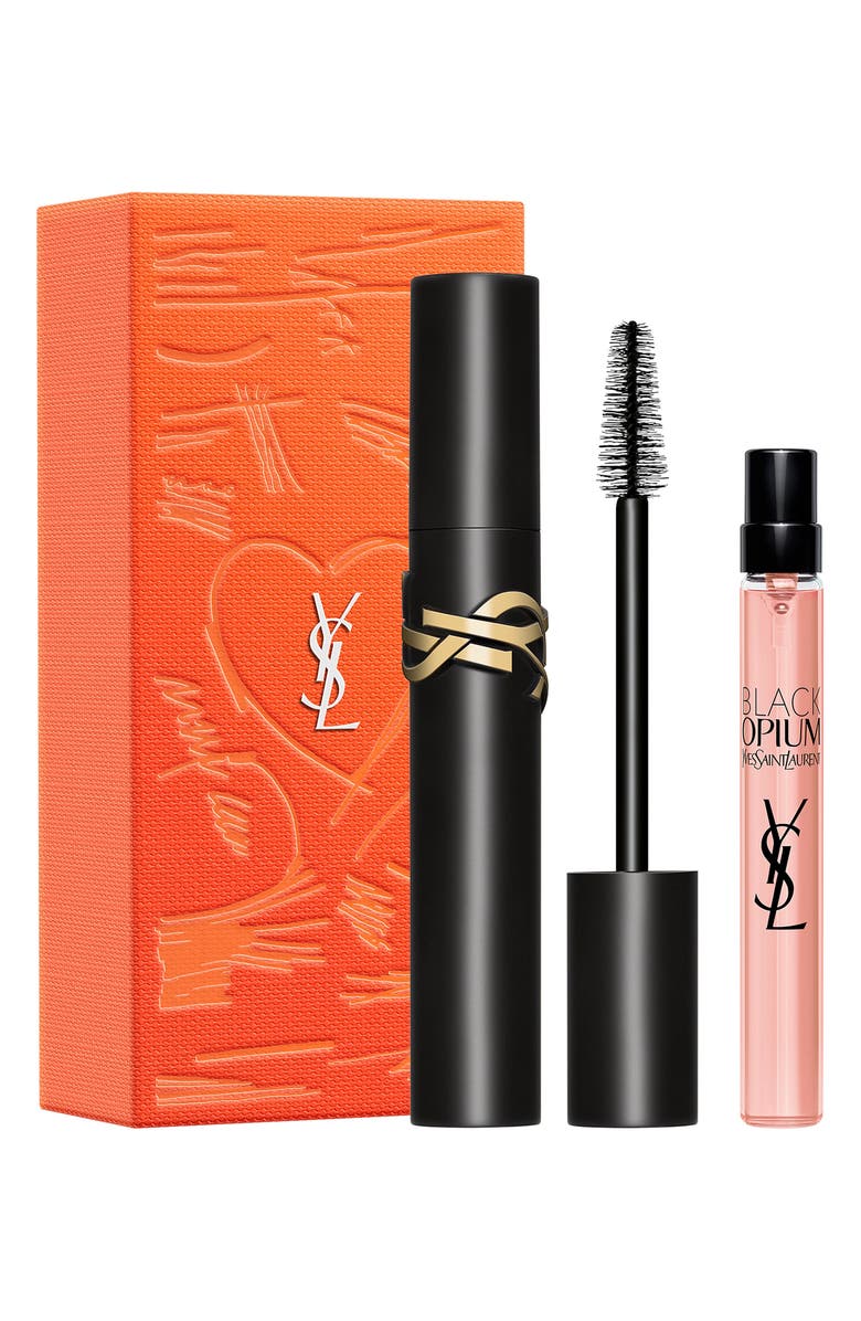 Yves Saint Laurent Lash Clash & Black Opium Duo Gift Set, Main, color,