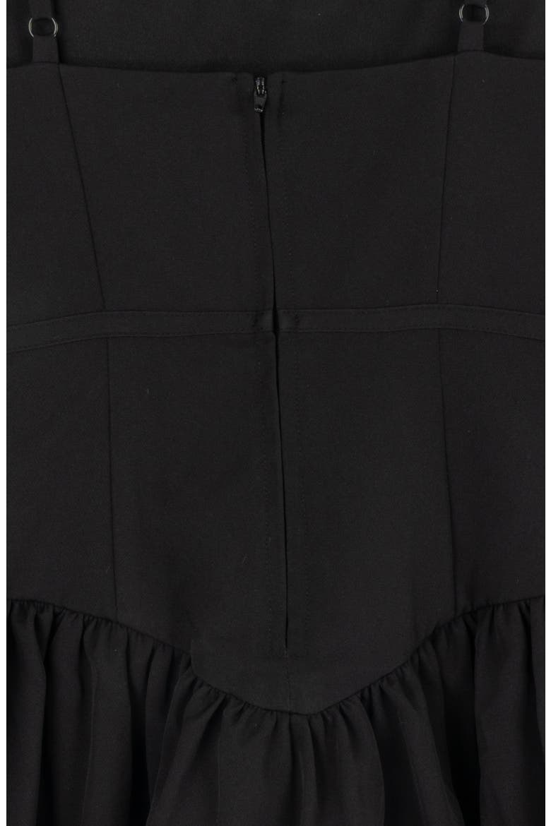 Kids' Scuba Skater Dress, Alternate, color, BLACK