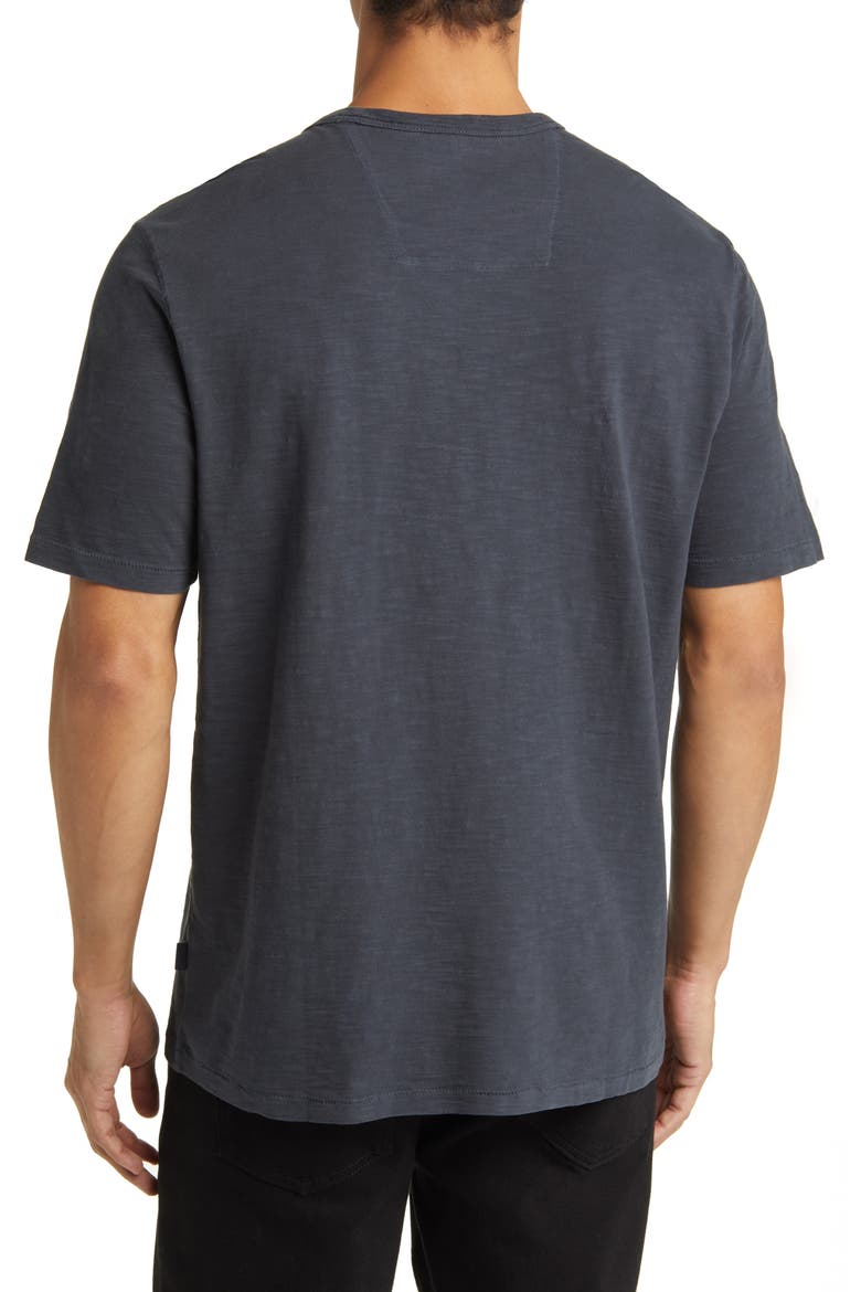Slub Cotton Crewneck T-Shirt, Alternate, color, BLUEBERRY