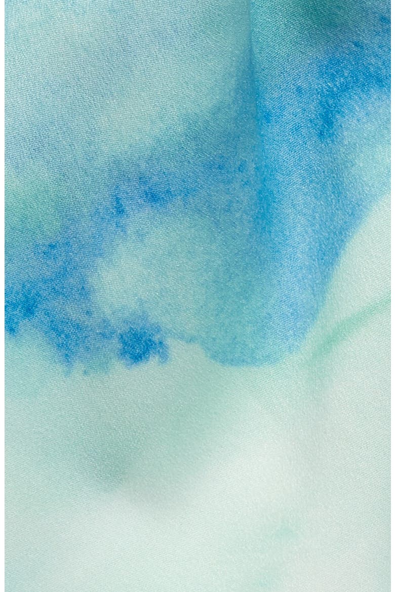 Tie Dye Scrunchie Scarf, Alternate, color, BLUE COMBO