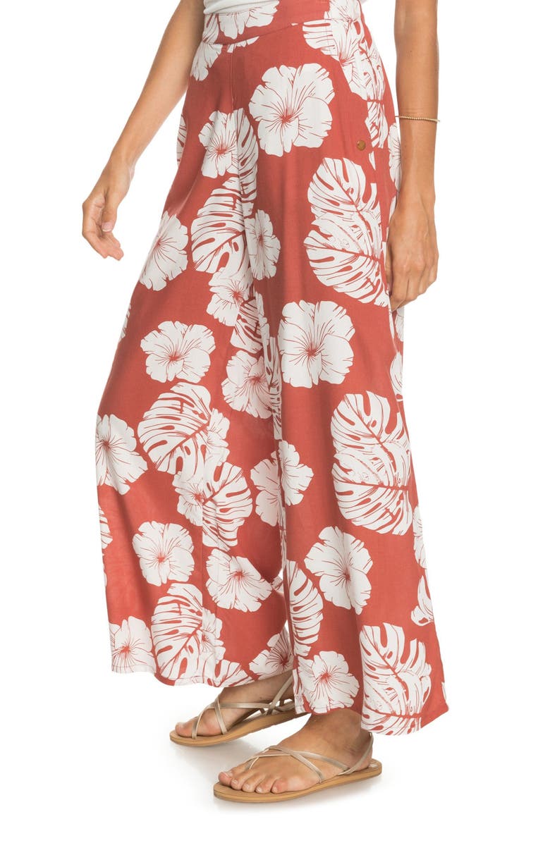 Roxy Midnight Avenue Wide Leg Pants, Alternate, color, 