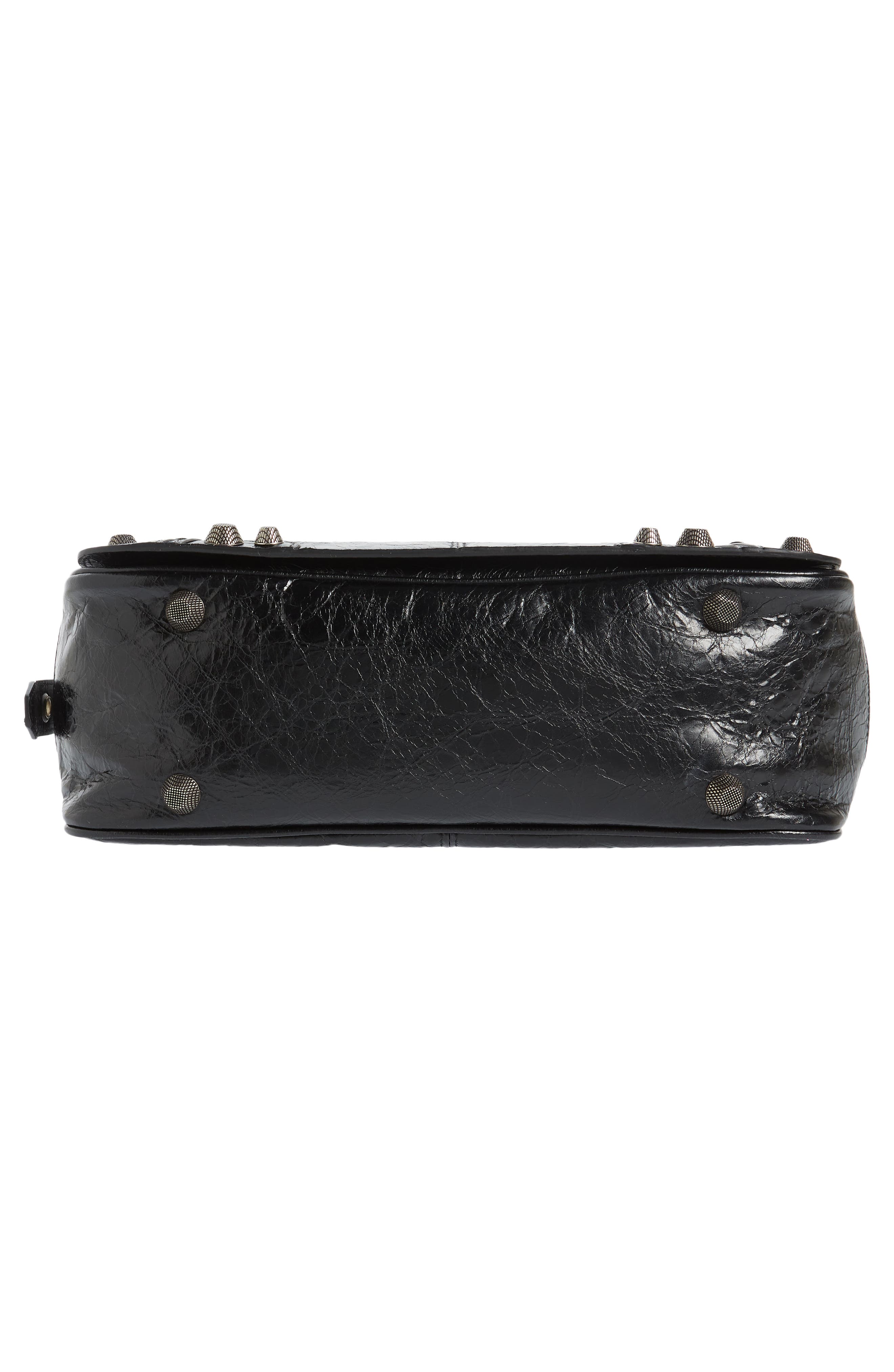 Balenciaga Cagole Leather Messenger Bag, Alternate, color, 