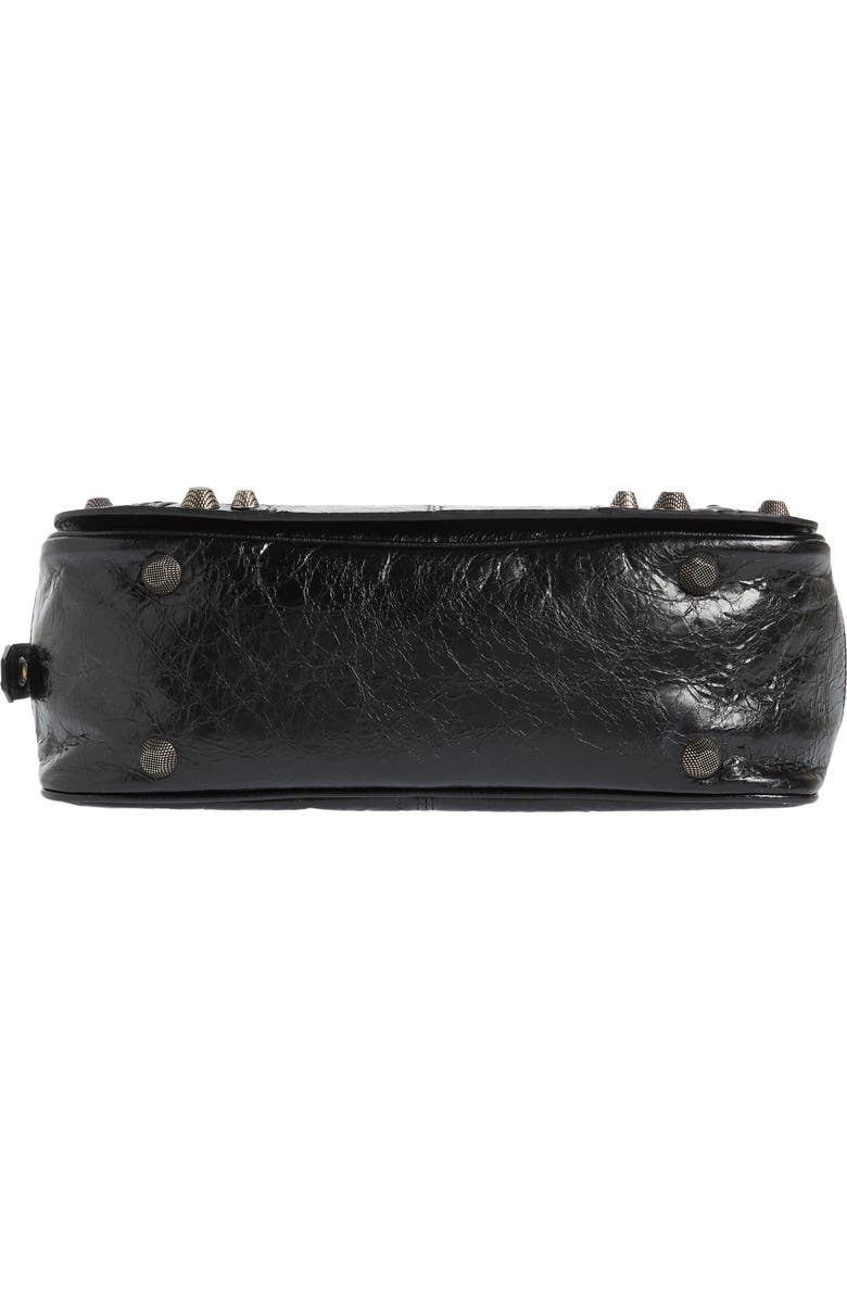 Balenciaga Cagole Leather Messenger Bag, Alternate, color,