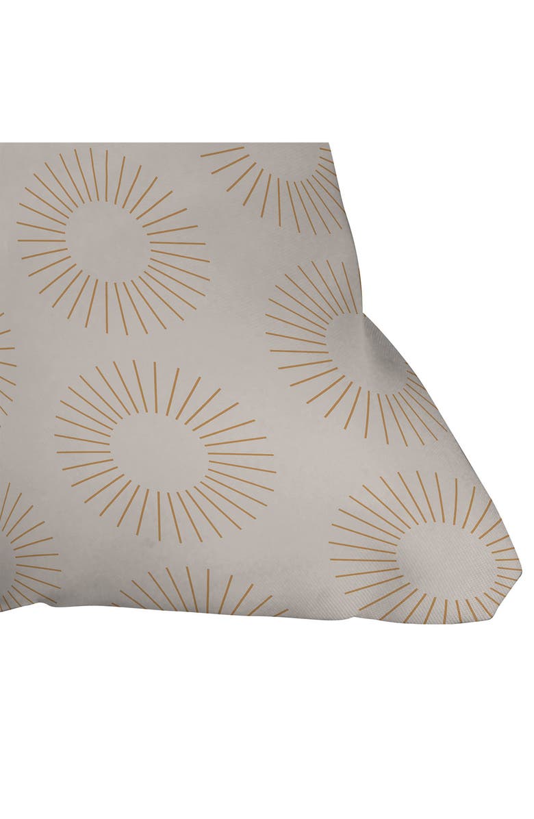 Deny Designs Minimalist Sunray Print Throw Pillow, Alternate, color, Beige