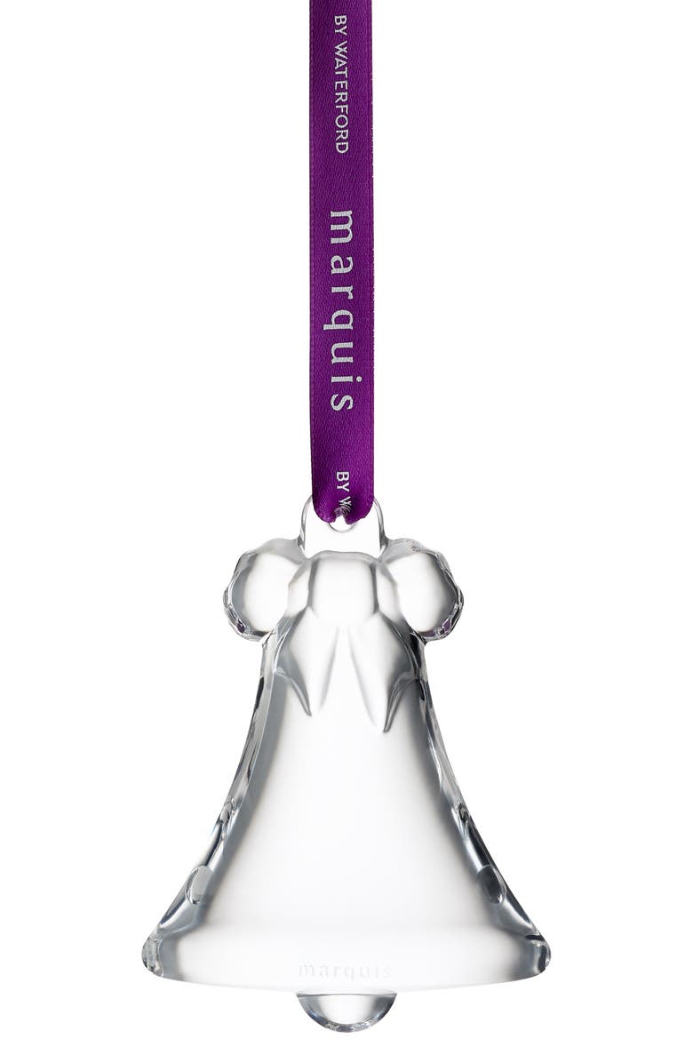 Waterford Marquis Hanging Bell Crystal Ornament, Main, color,
