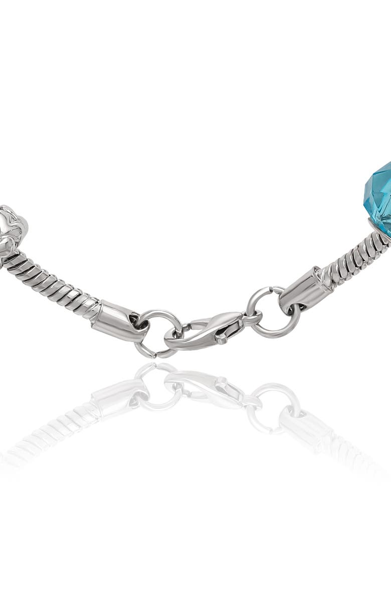 Winnie the Pooh Beaded Charm Bracelet, Alternate, color, Multi