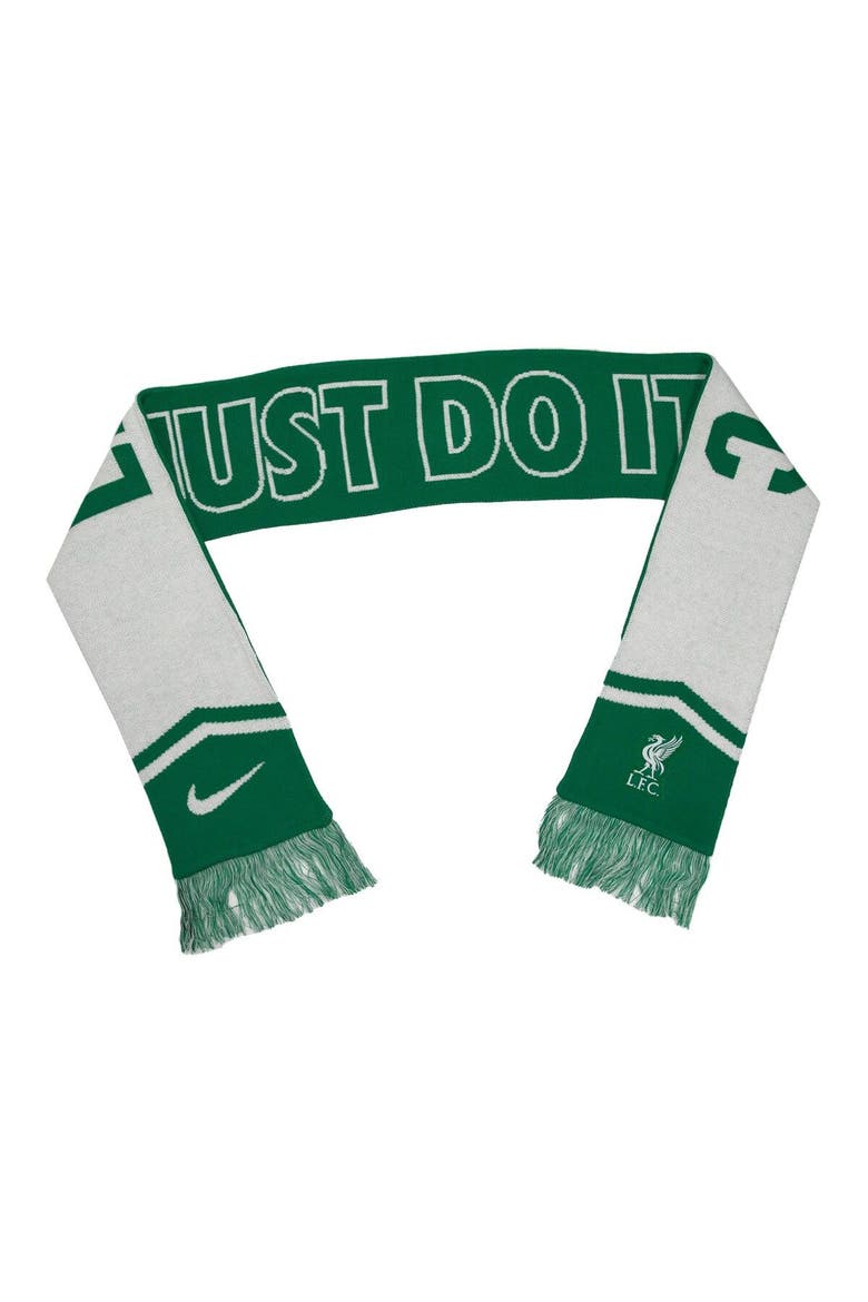Liverpool Local Verbiage Scarf, Main, color, Green