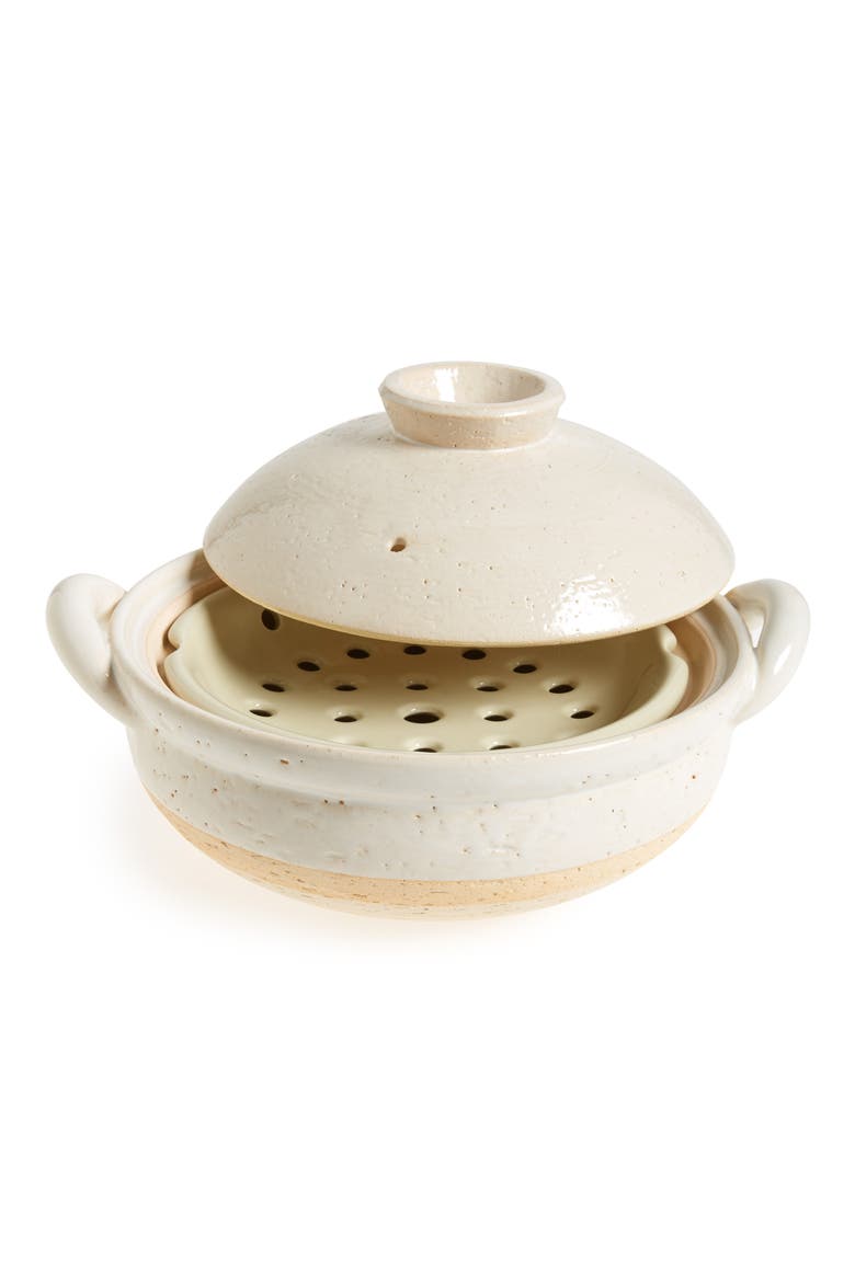 Mushi Nabe Donabe Stoneware Steamer, Main, color, NONE