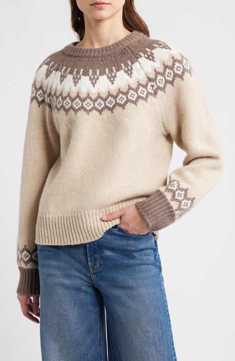 Beth Fair Isle Wool Sweater