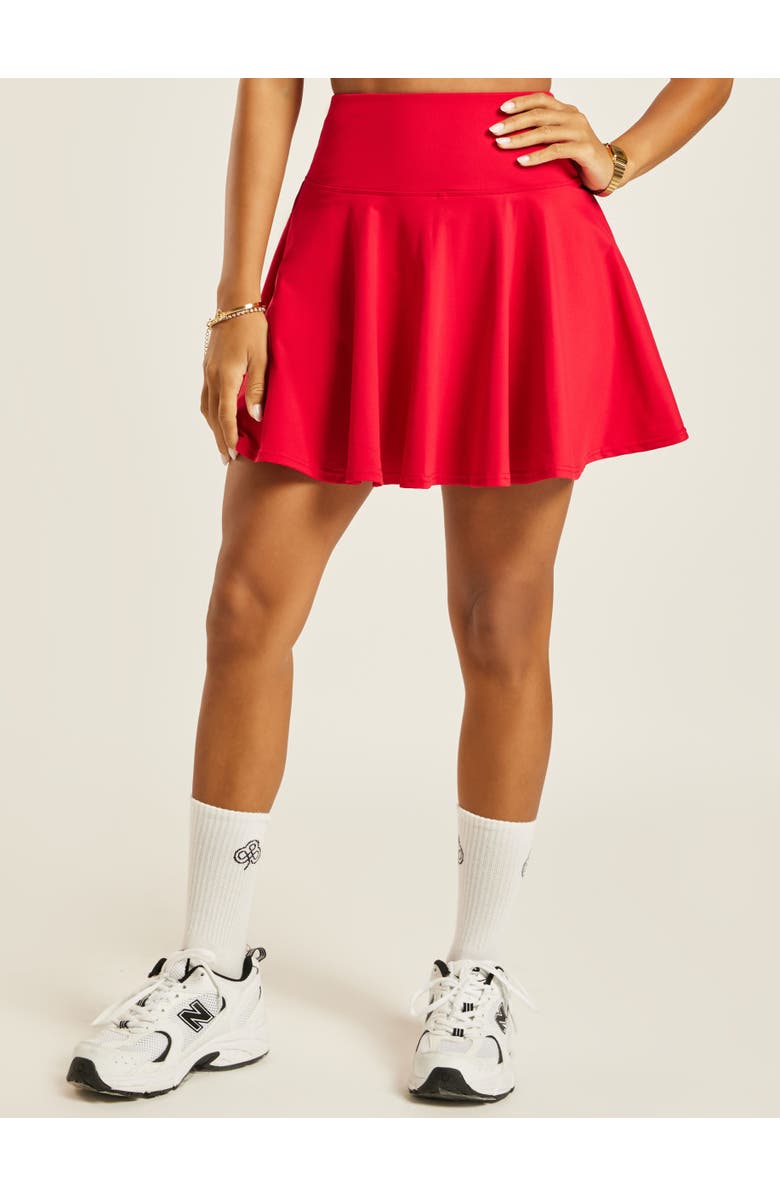 Be Athletica Be 180 Skort, Alternate, color, Cherry