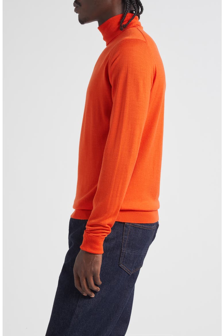 Richard Turtleneck Merino Wool Sweater, Alternate, color, HARDWICK ORANGE