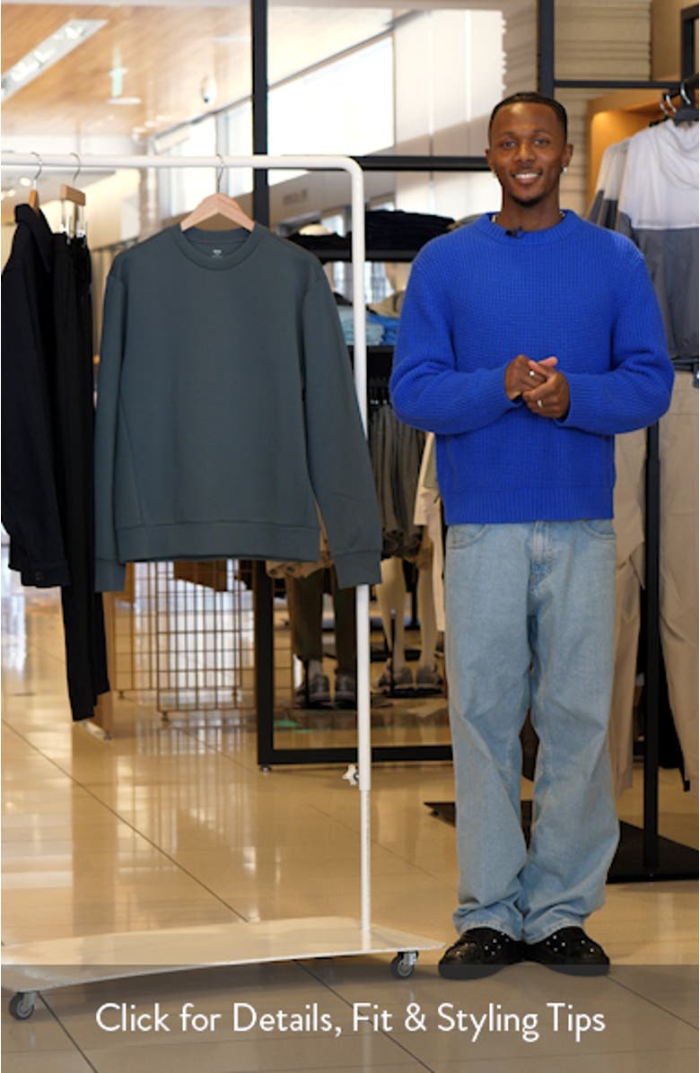 Thermoregulating Comfort Stretch Pullover Sweatshirt, sales video thumbnail