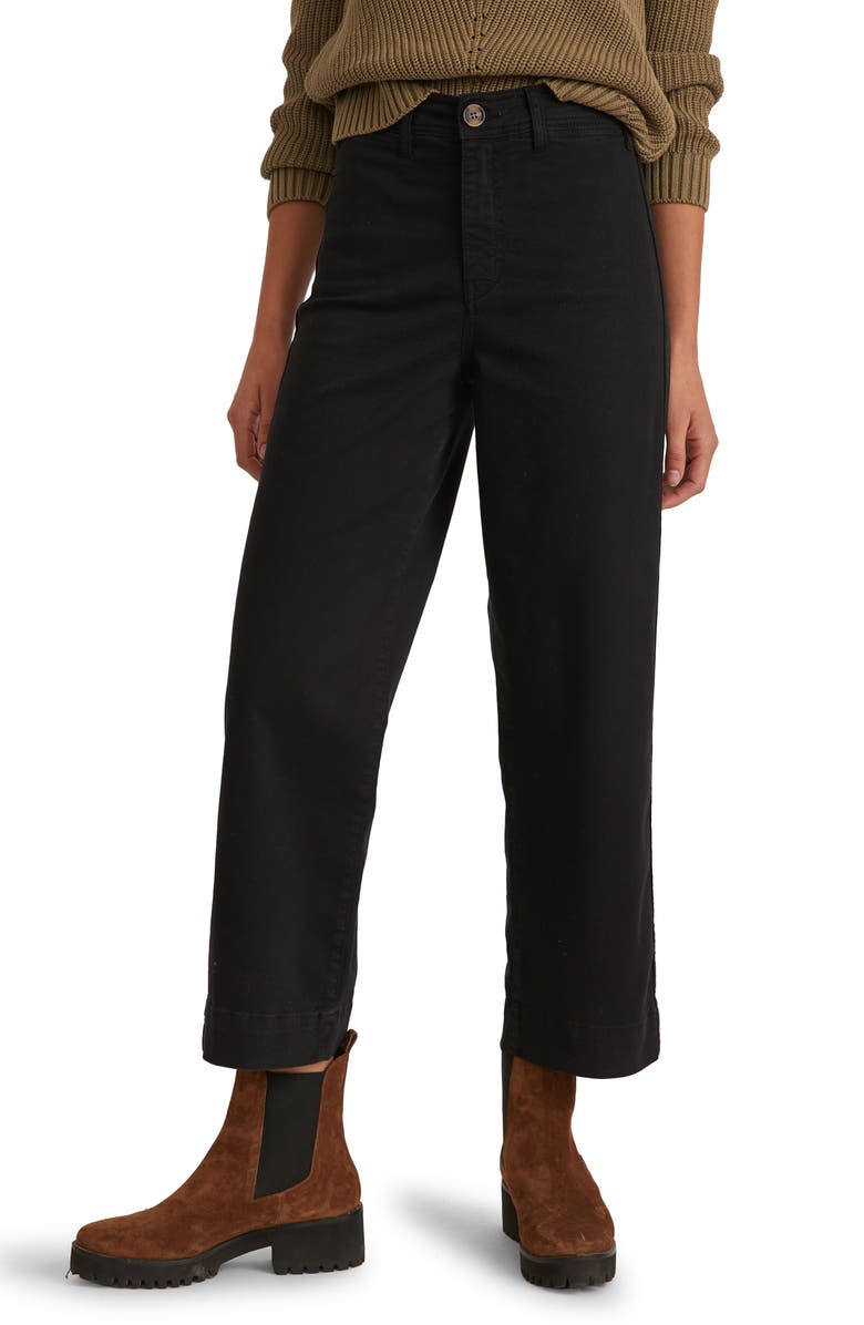 Marine Layer Bridget Cotton Blend Ankle Pants, Main, color, 