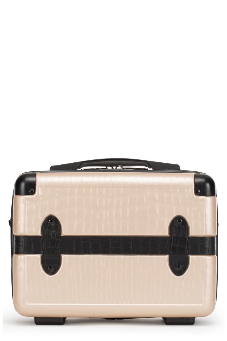 Trunk Vanity Travel Case, Main, color, NUDE