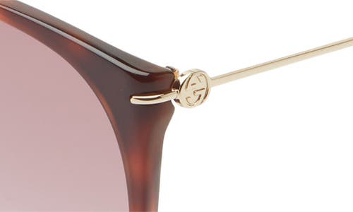 GUCCI GUCCI 58MM CAT EYE SUNGLASSES