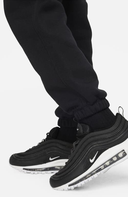 Nike Sportswear Club Fleece Big Kids' (girls') Pants (extended Size) In Black
