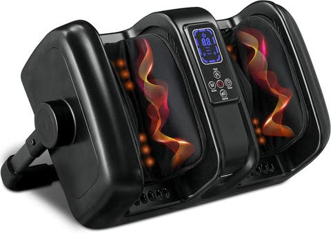 Shiatsu Foot Massager with Heat Deep Kneading Foot Massager & Calf Therapy Machine