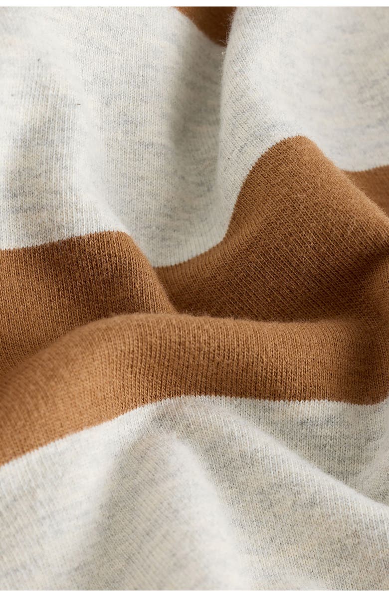 NEXT Kids' Stripe Cotton Sweatshirt, Alternate, color, Neutral