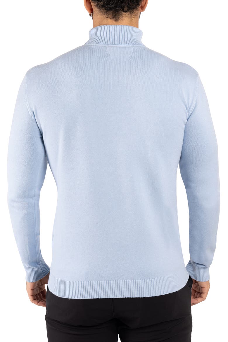 Turtleneck Pullover Sweater, Alternate, color, POWDER BLUE