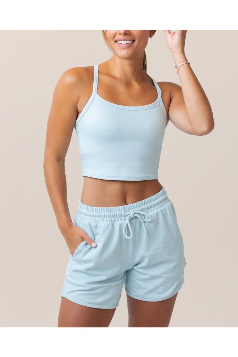 Cloud Longline Bra, Main, color, Sky