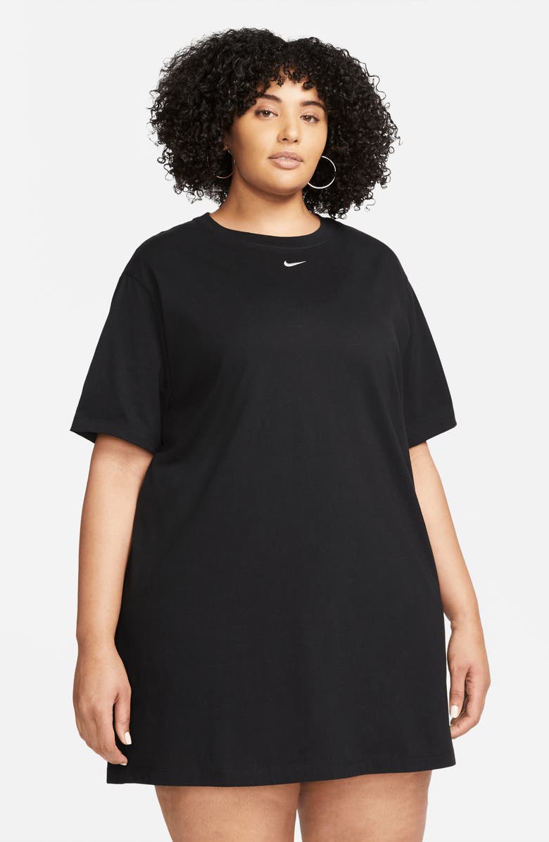 Nike Sportswear Essential Cotton T-Shirt Dress, Alternate, color,