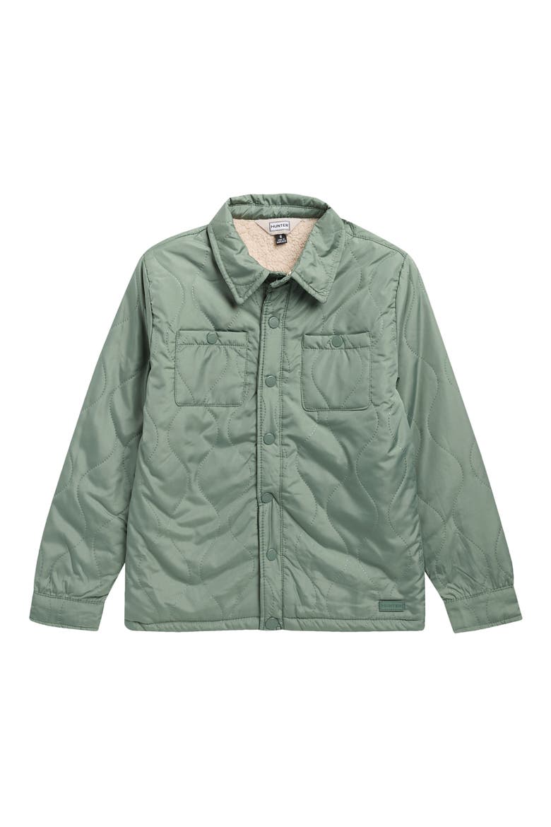 Kids' Quilted Jacket, Main, color, GREEN