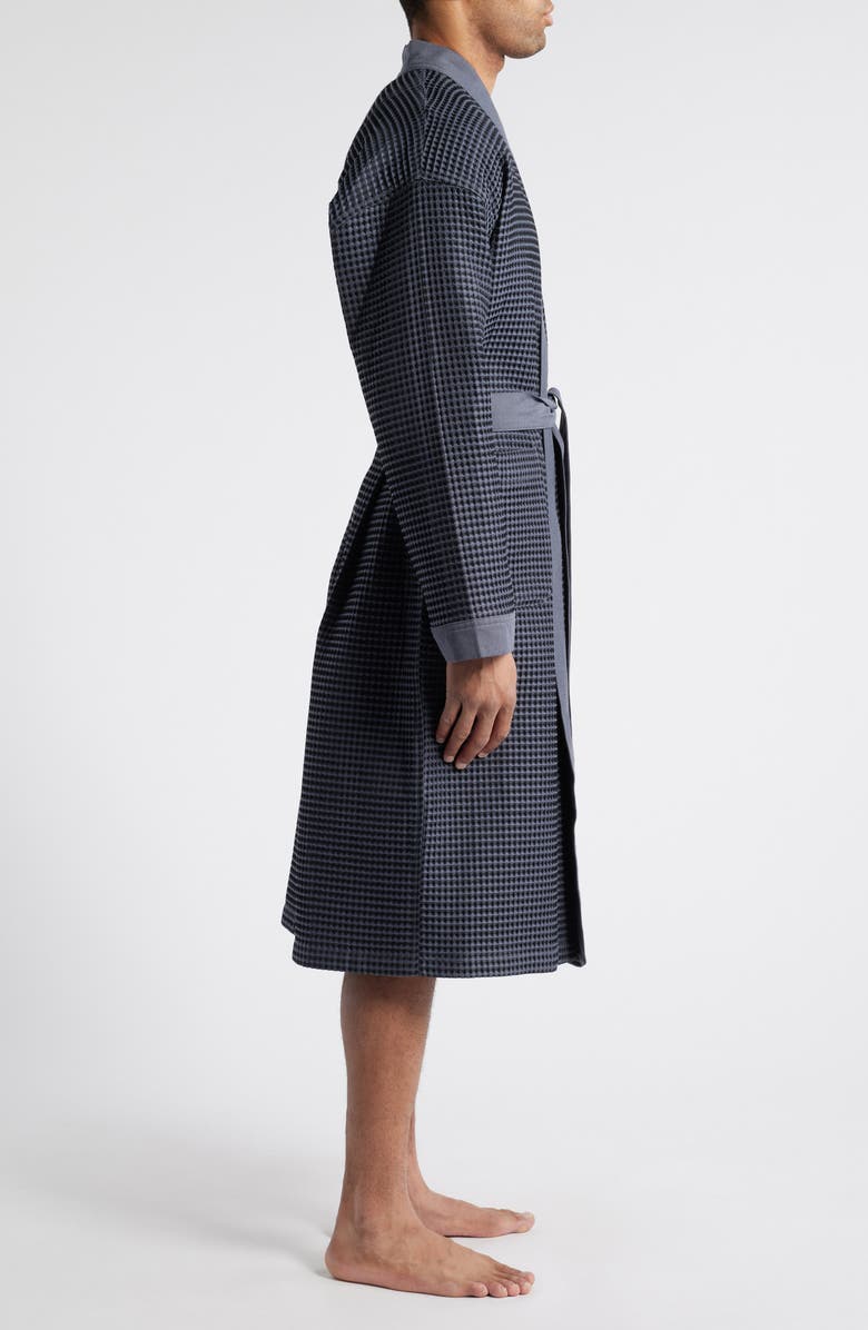 Majestic International La Paz Cotton Robe, Alternate, color, Charcoal