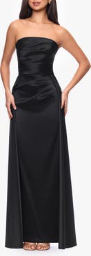 Xscape Evenings Mikado Strapless Gown
