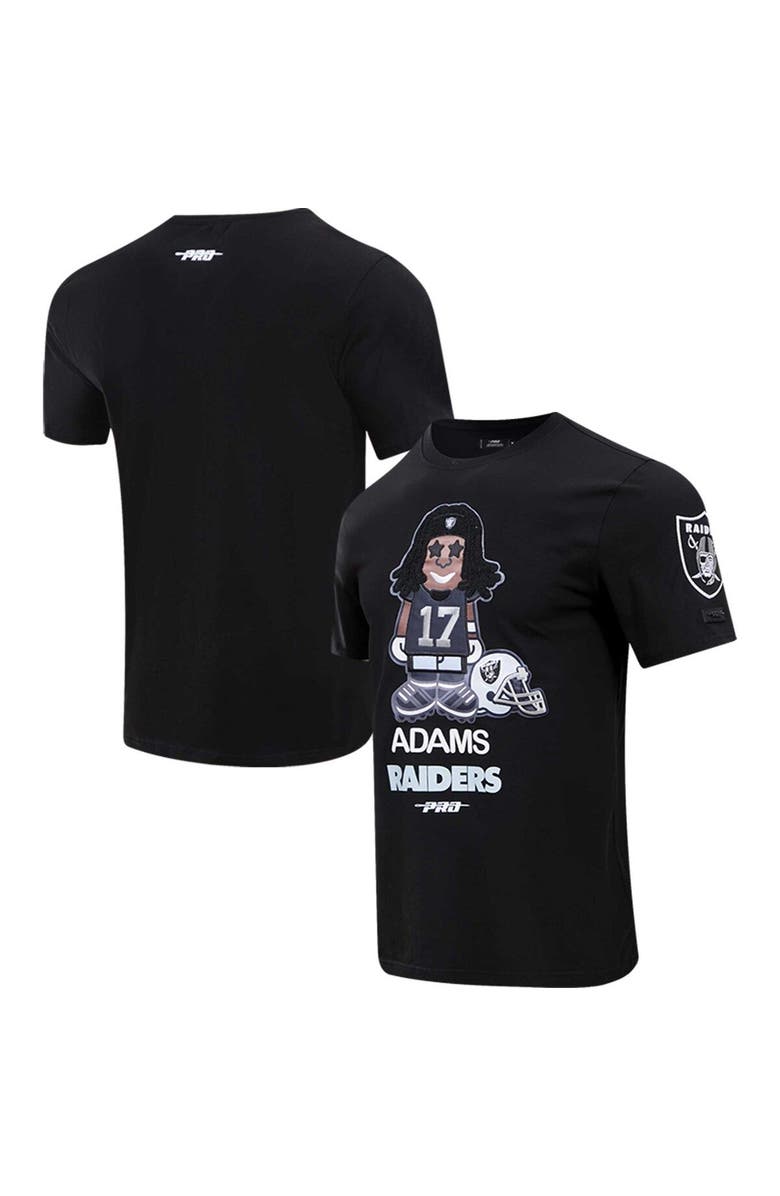 PRO STANDARD Men's Pro Standard Davante Adams Black Las Vegas Raiders Player Avatar Graphic T-Shirt, Main, color, 