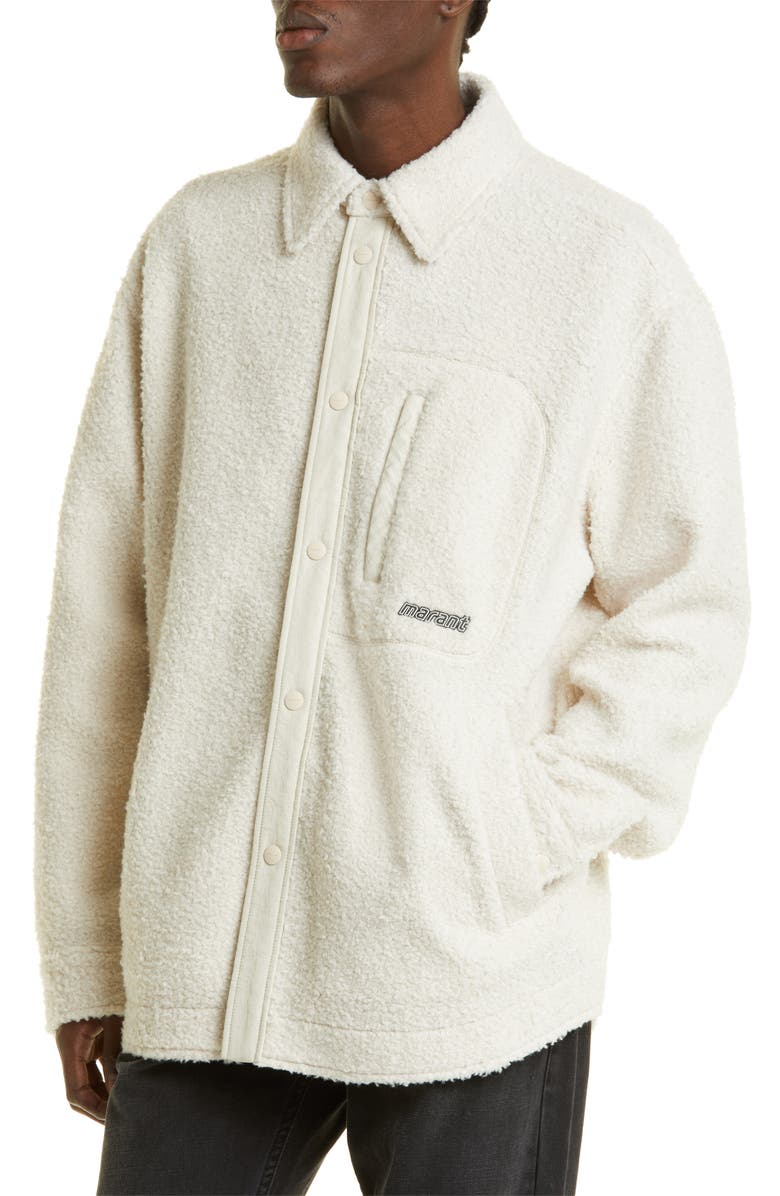Isabel Marant Maja Bouclé Shirt Jacket, Alternate, color,