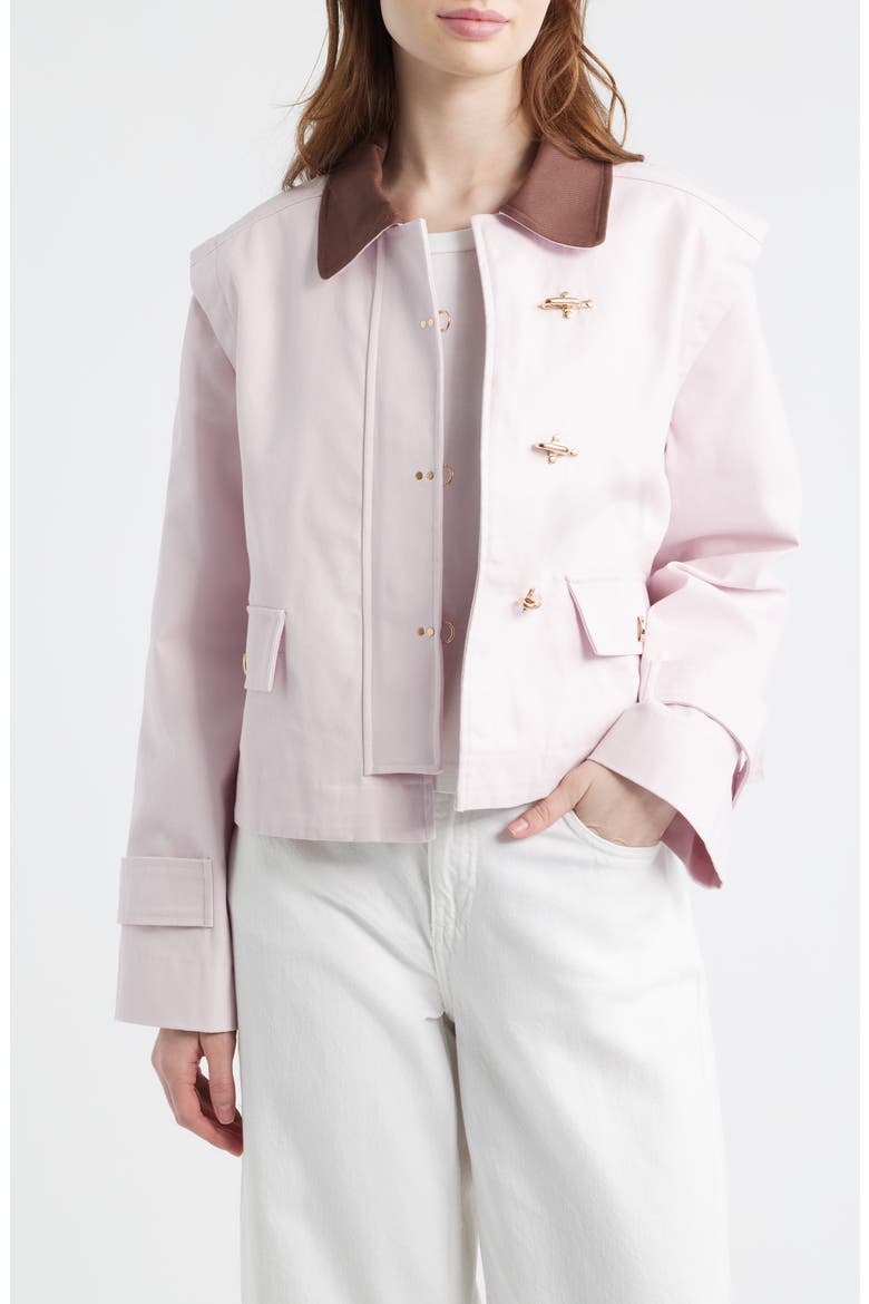 The Clarisse Jacket, Main, color, LIGHT PINK