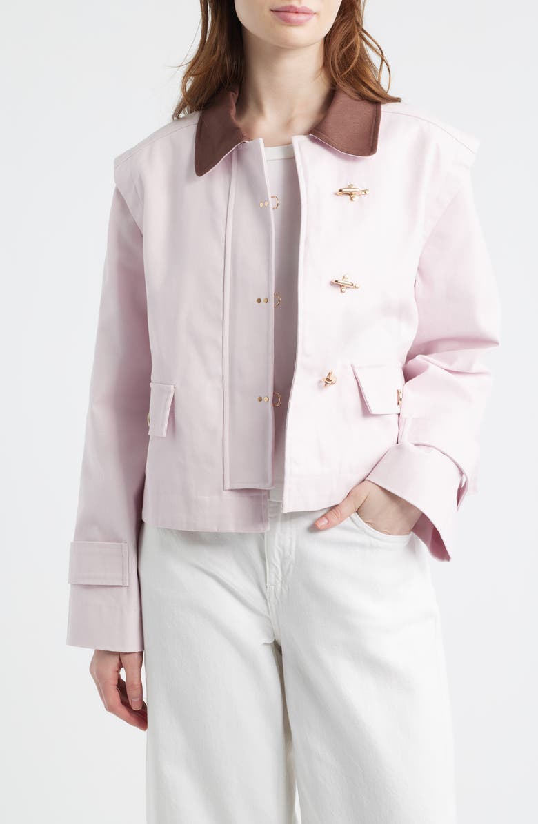 Hill House Home The Clarisse Jacket, Main, color, Light Pink