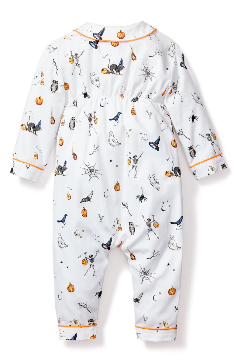 Petite Plume Trick or Treat Halloween One-Piece Pajamas, Alternate, color, 