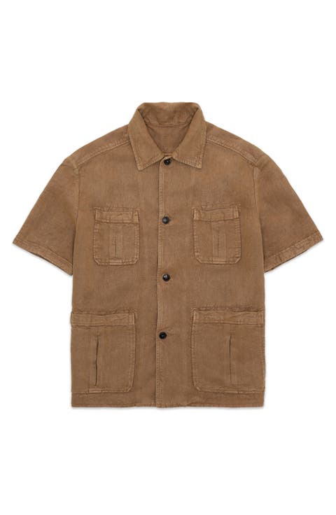 Bohem Linen Short Sleeve Shirt