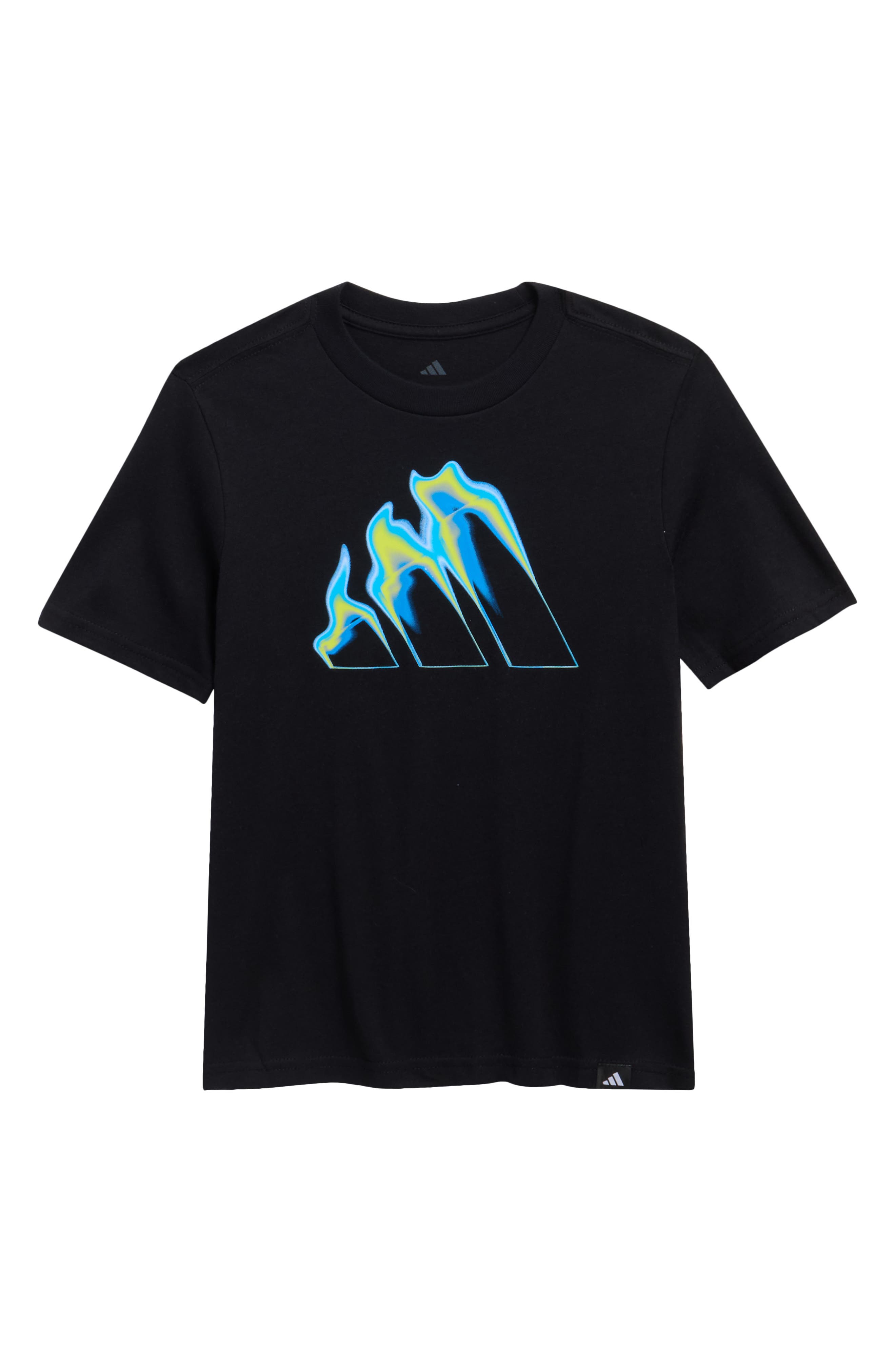 adidas Kids' Flame Logo Jersey Graphic T-Shirt