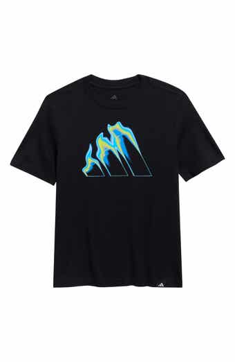 adidas Kids' Flame Logo Jersey Graphic T-Shirt