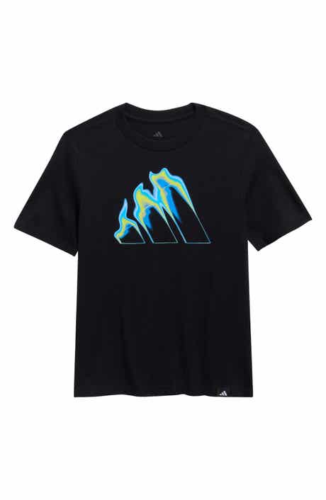 adidas Kids' Flame Logo Jersey Graphic T-Shirt
