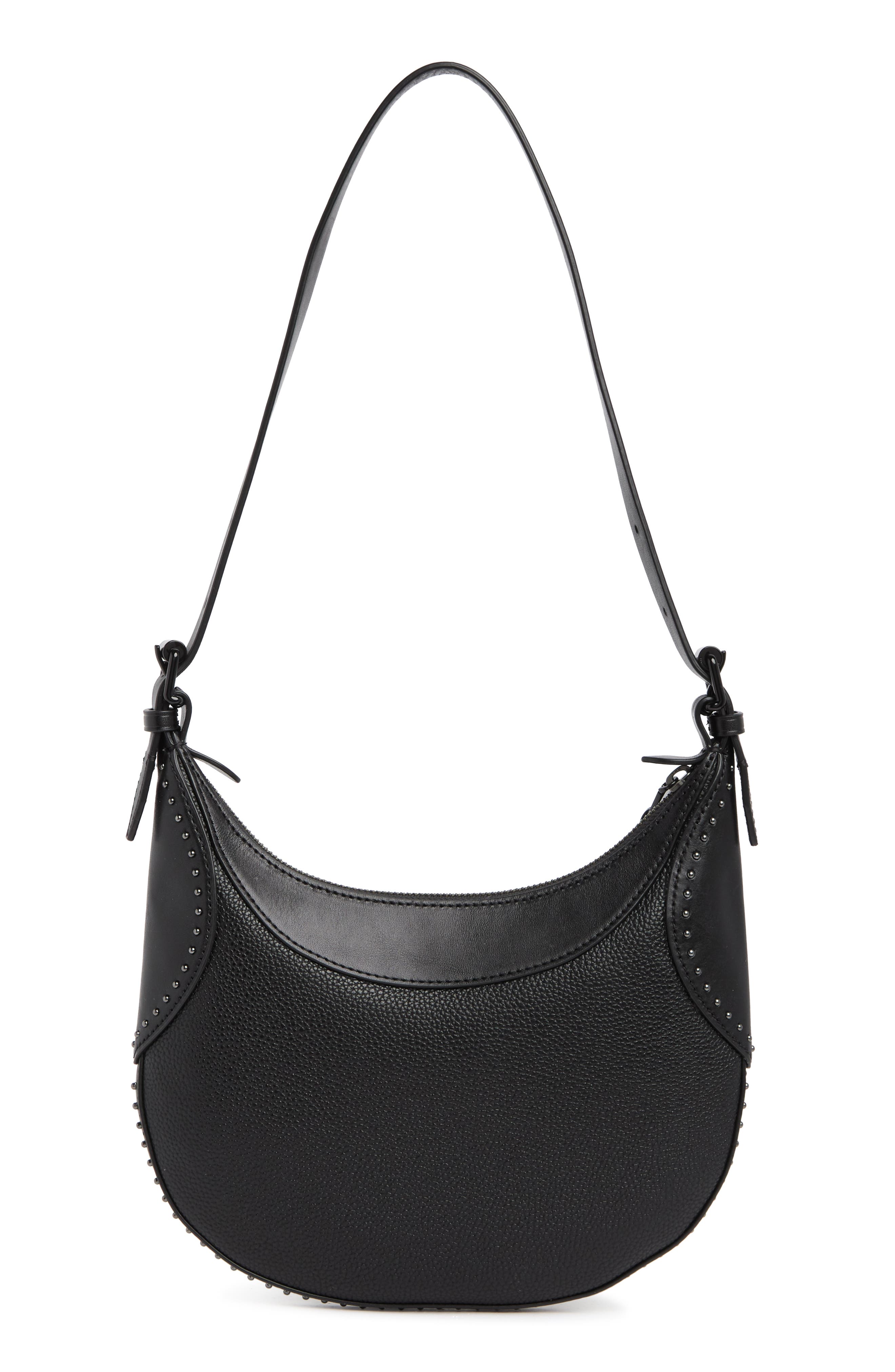 Rebecca Minkoff Pippa Studded Leather Hobo Bag, Alternate, color, 